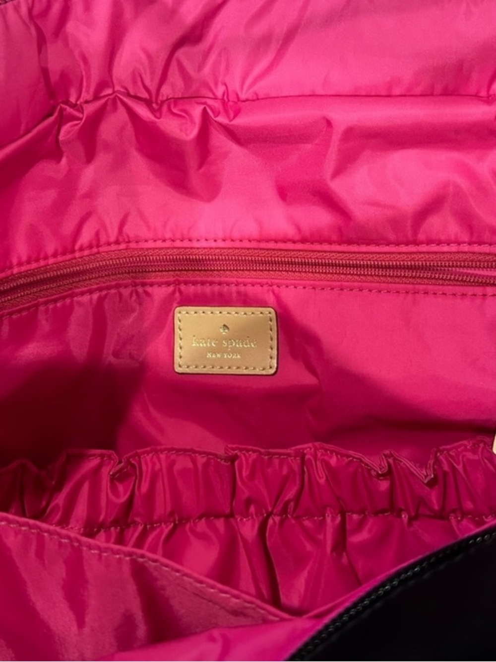 Kate Spade Honey Baby Bag Kennedy Park Black Nylon Diaper Bag - Picture 4 of 13